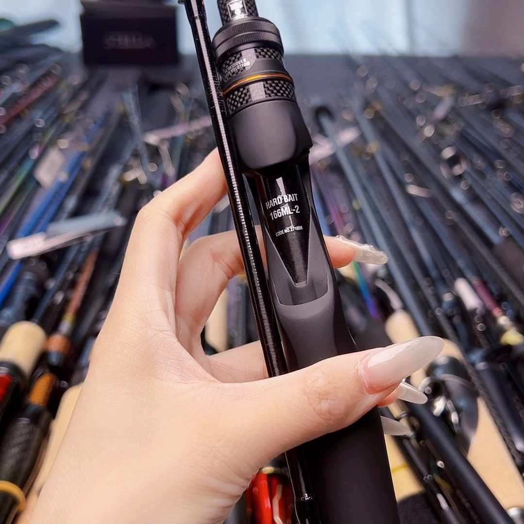 碳素纯***儿抢柄路亚杆