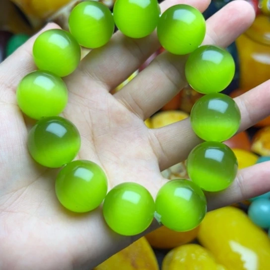 未镶嵌琥珀手链蜜蜡