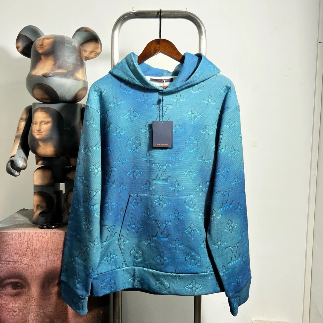 99新 LouisVuitton/路易威登 热感应帽衫 U2021 M胸围56衣长70