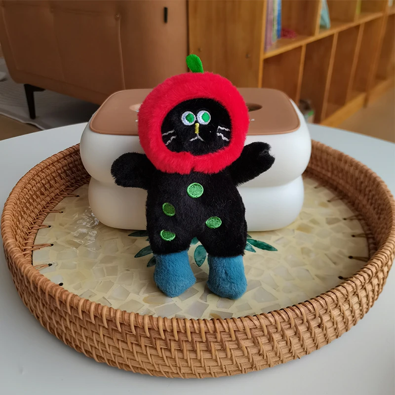 可爱萌波点小猫咪挂件 12738