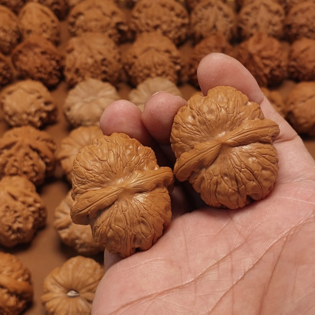 文玩核桃把件真*843尺 平谷元宝 51