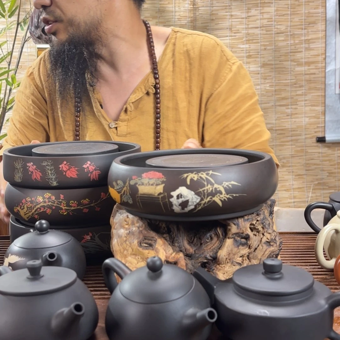 杯被**弃，陶彩填壶承