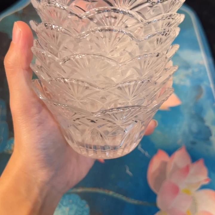 水晶玻璃外贸出口，六只
