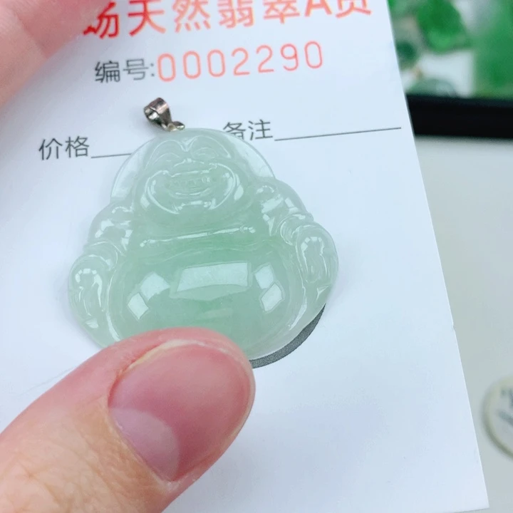 颈饰银S925镶嵌翡翠
