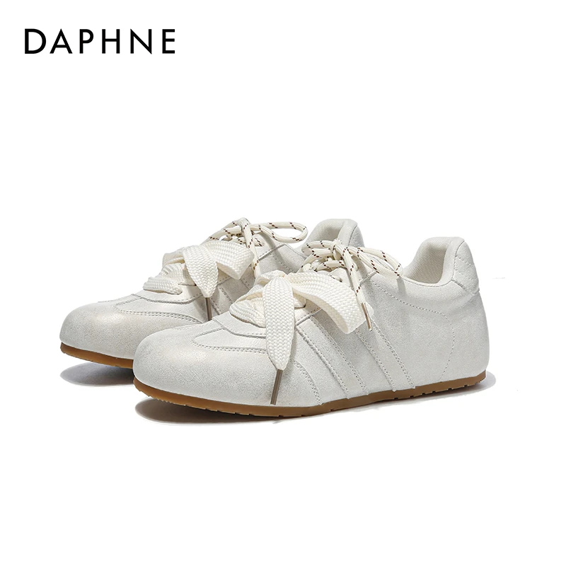 Daphne/达芙妮2026早春新款时尚百搭德训鞋休闲潮流透气轻薄女鞋
