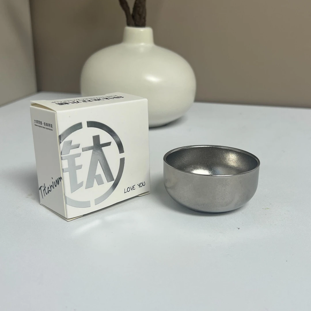 【三个五个囤起来】纯钛品茗杯休闲泡茶