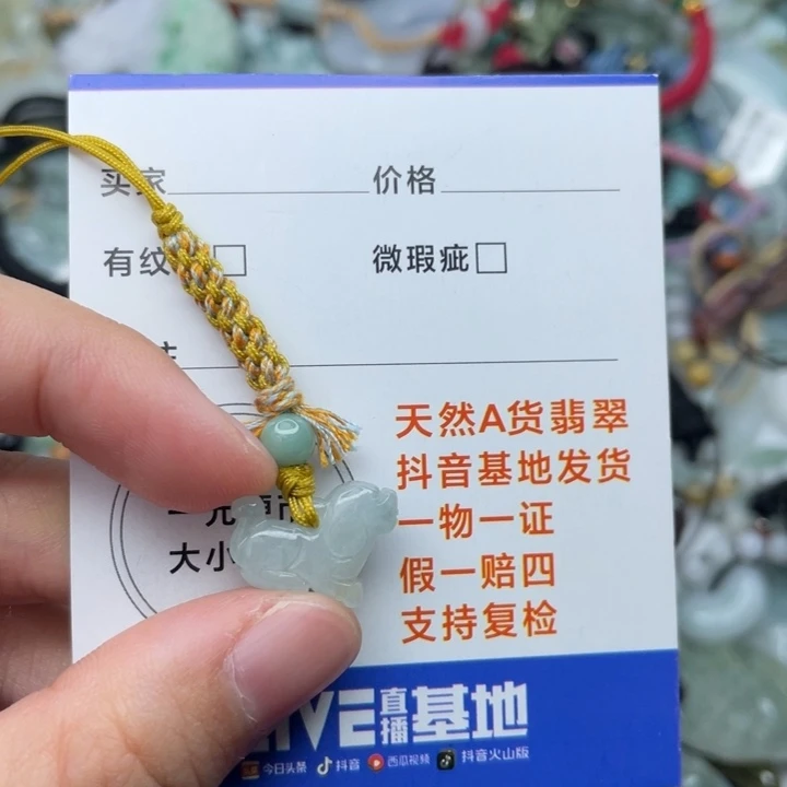 翡翠颈饰未镶嵌翡翠