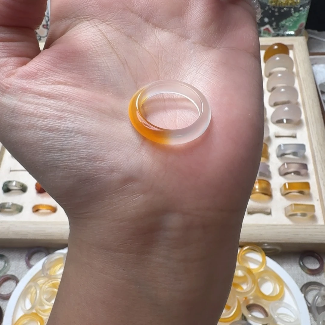 合金戒指玛瑙/玉髓838港17