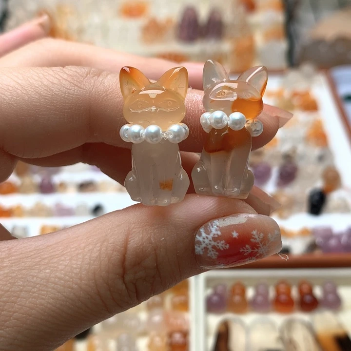 玛瑙/玉髓未镶嵌玛瑙公主猫