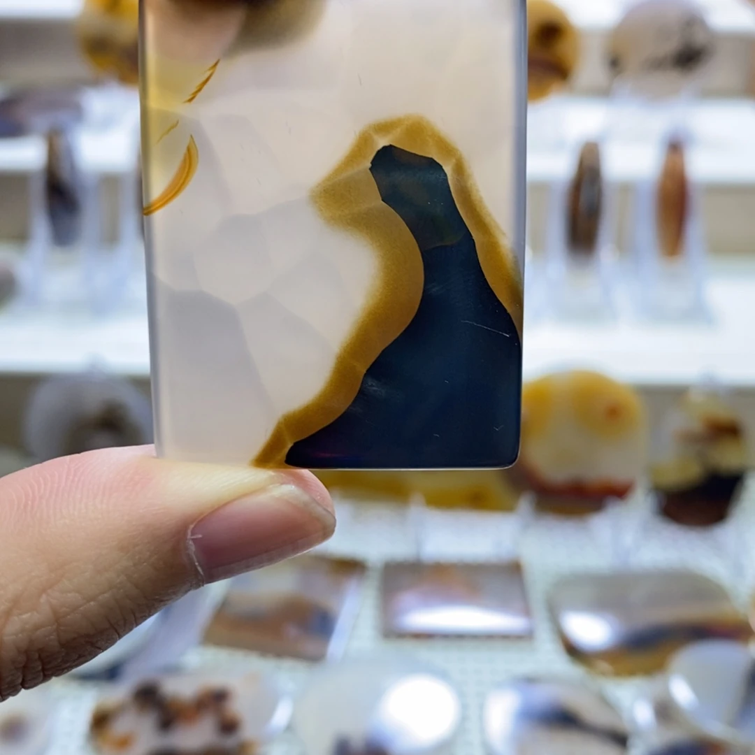 玛瑙/玉髓未镶嵌吊坠(不含链)