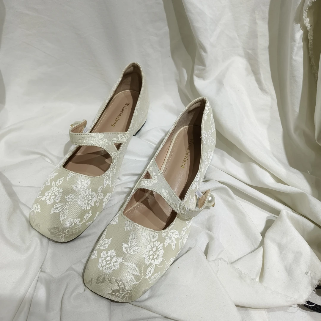 40码粗跟复古玛丽珍单鞋韩版女鞋