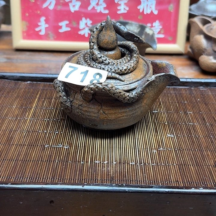 纯手工制作粗陶茶具