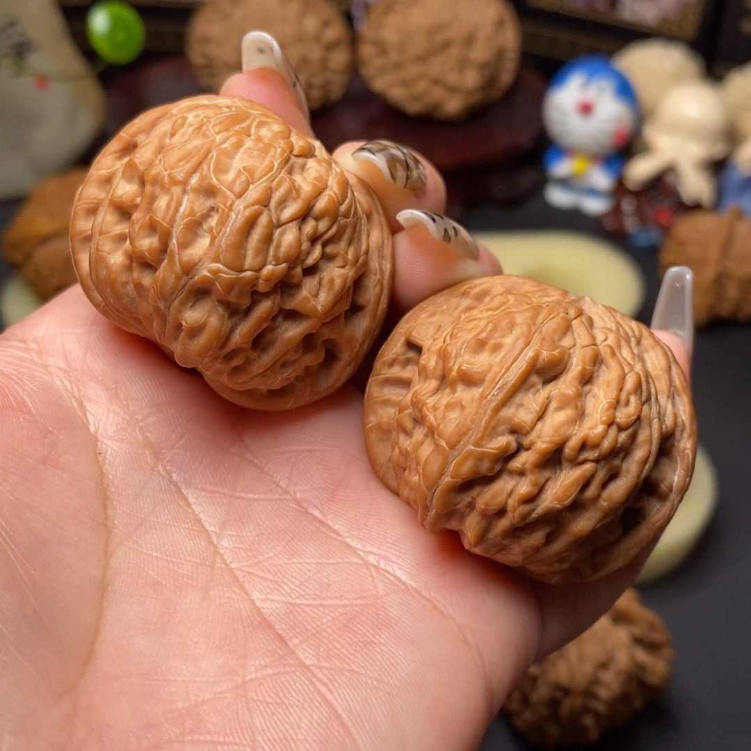 文玩核桃把件全品山地磨40.5