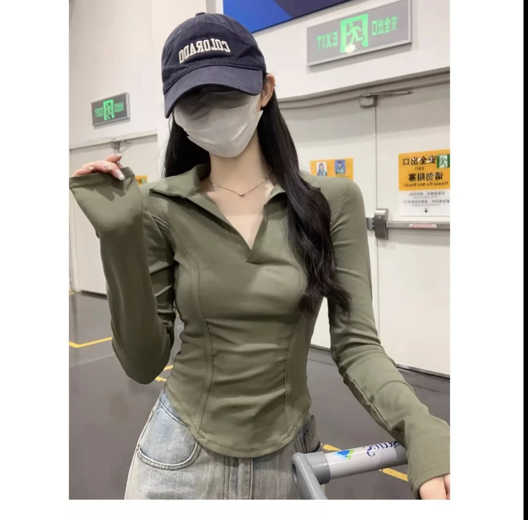 C03(红02-100)春季新款辣妹长袖外套（以直播间实物为准）