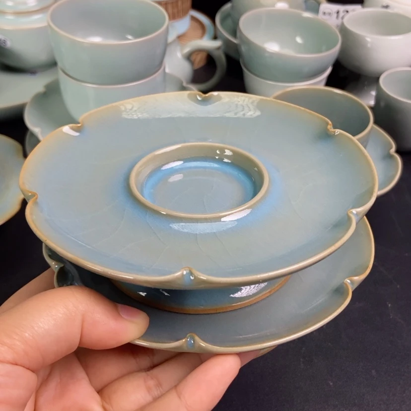 【闪购商品】凪罗汉盏原矿天蓝釉汝瓷