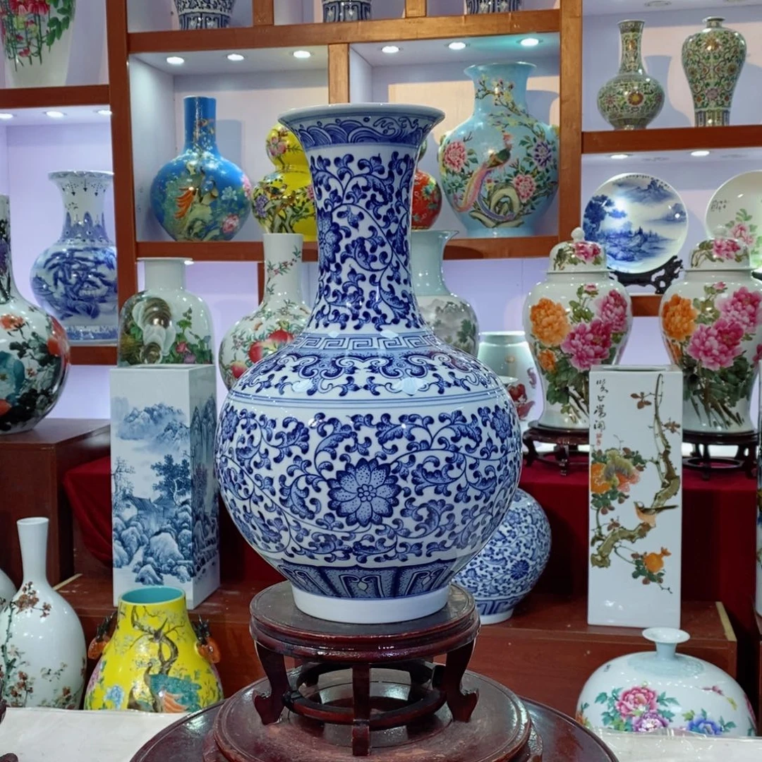 瓶景德镇陶瓷手绘