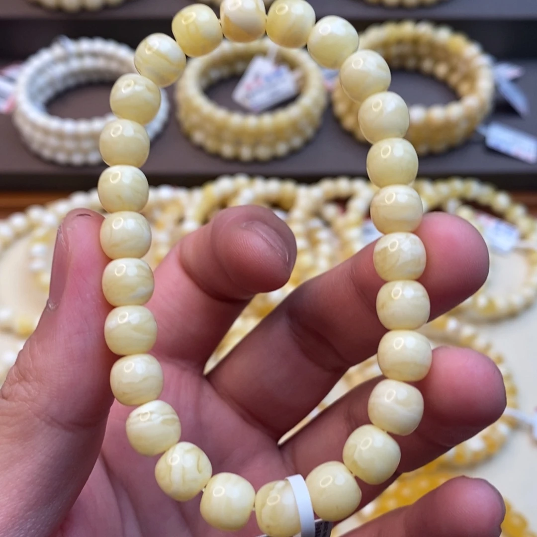 蜜蜡未镶嵌珠宝奇石8mm