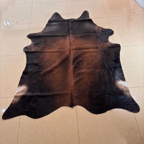 【本尼家】R109 230*195cm专拍牛皮地毯家用轻奢手工编织