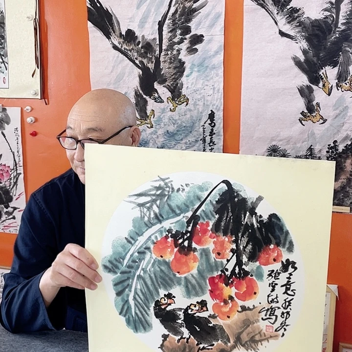国画张圣敏先生纯手绘作品