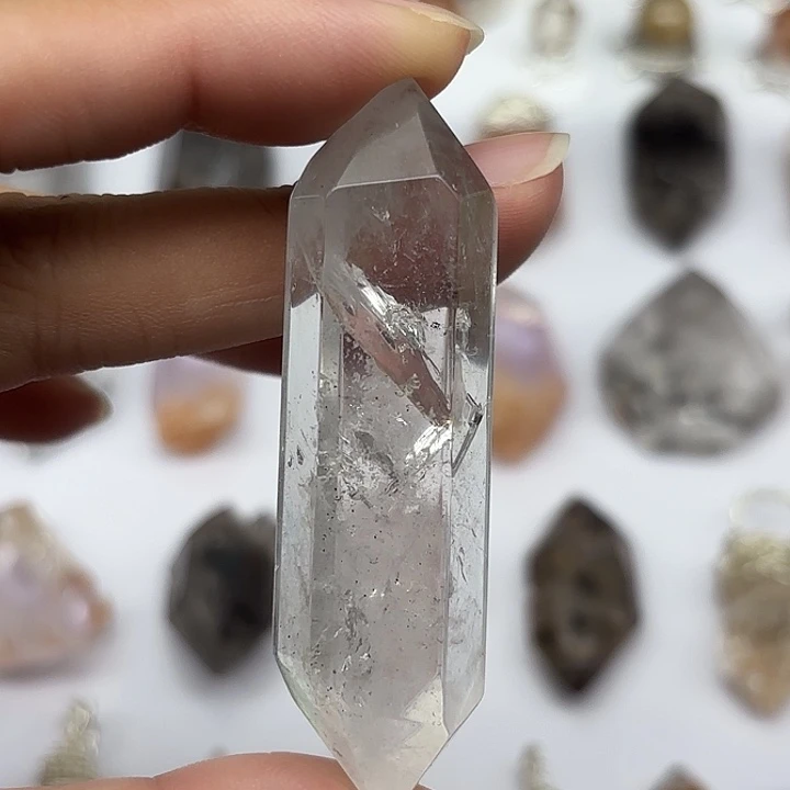 水晶颈饰未镶嵌彩虹闪灵钻63mm+