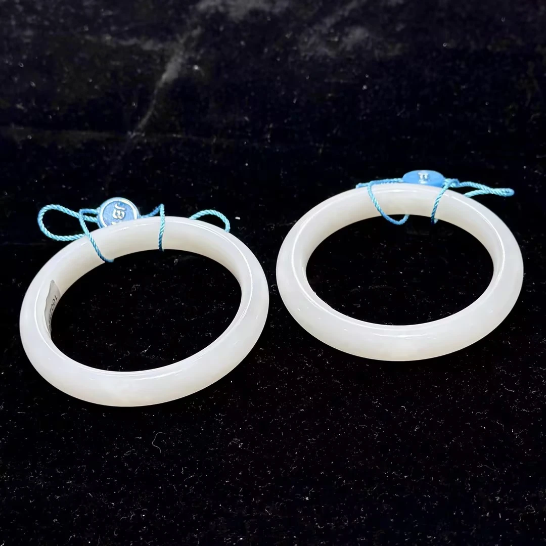 【JBY】和田玉羊脂白玉手镯（多样性发其一）