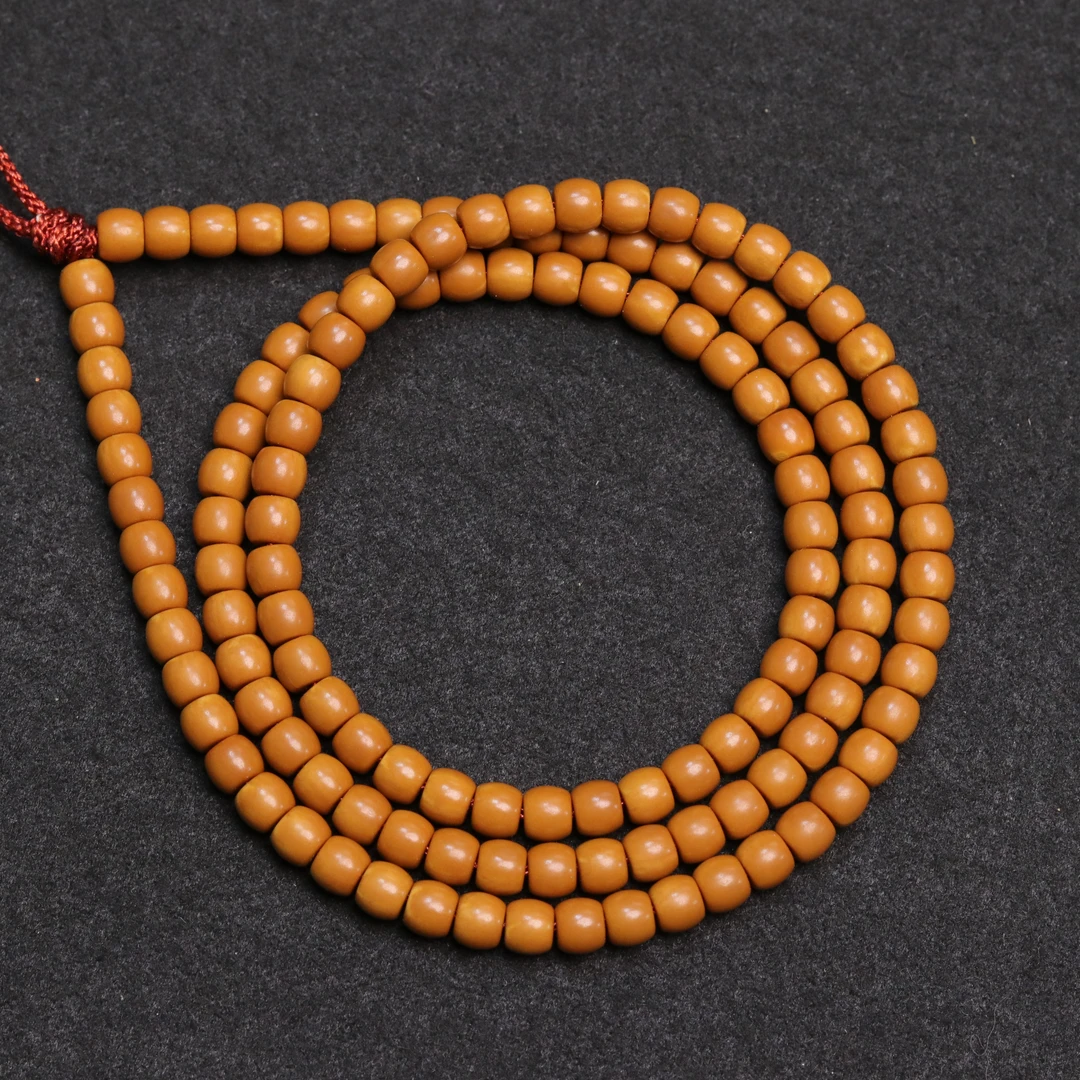 S5478板王级直切精品核尖橄榄核108文玩手串（送工具）