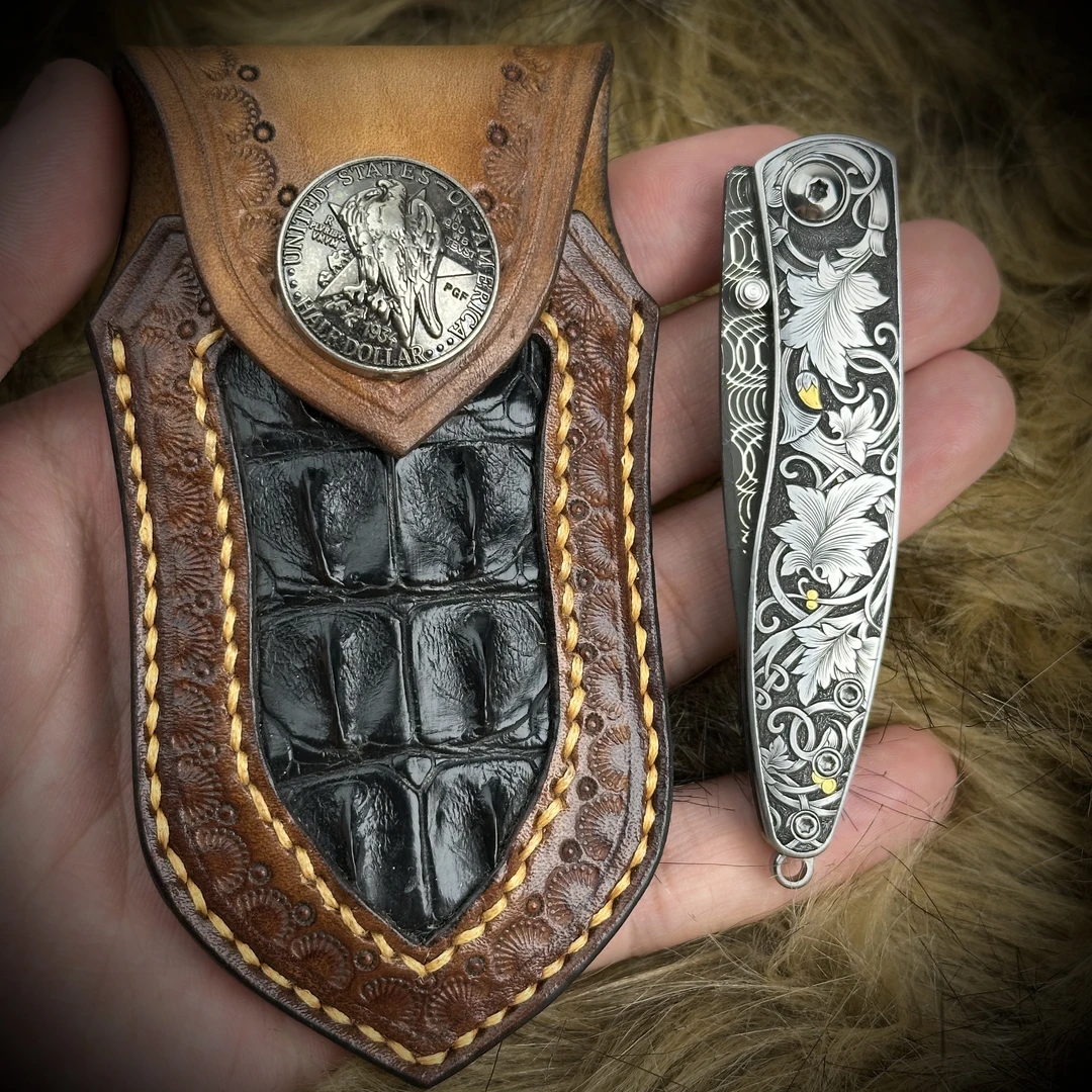 （唐草）林赛雕刻托马斯呼吸纹手工刀