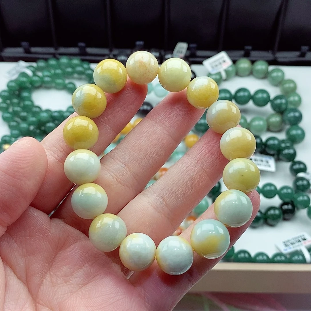翡翠未镶嵌毛衣链