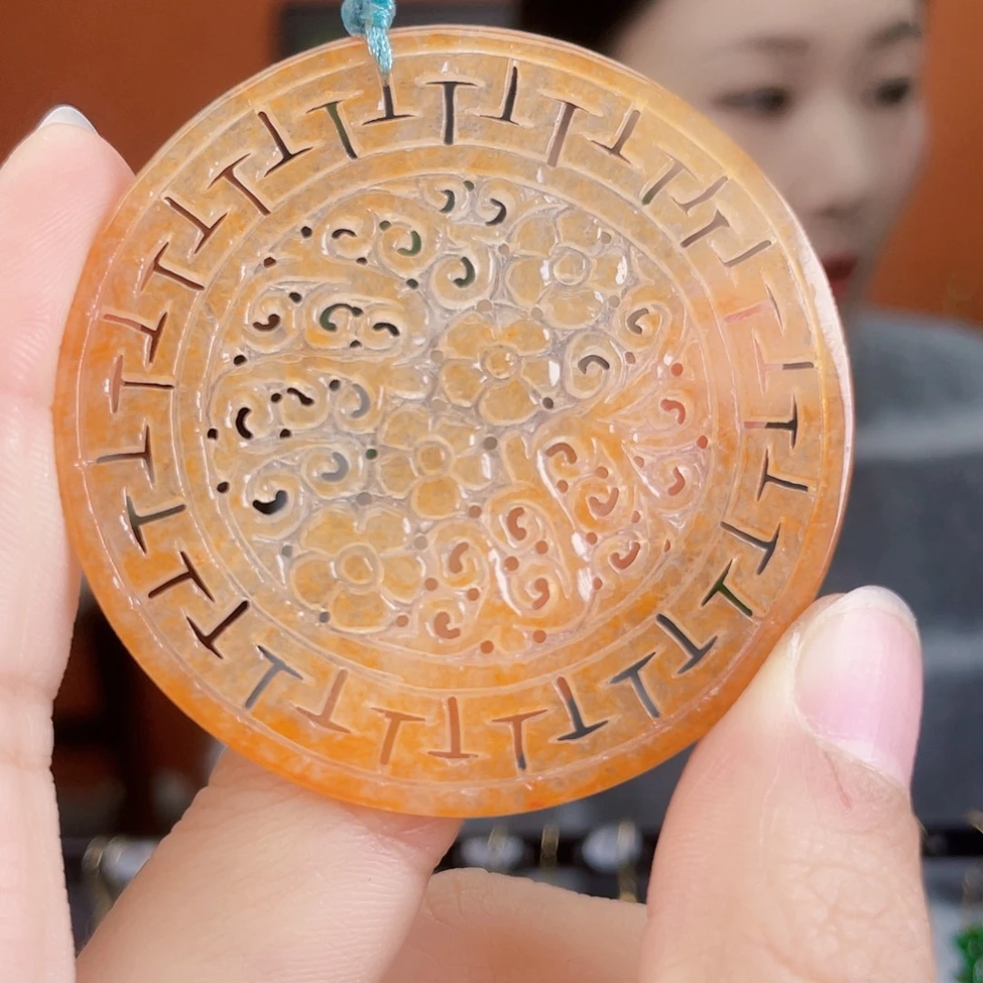 翡翠未镶嵌耳饰饰品