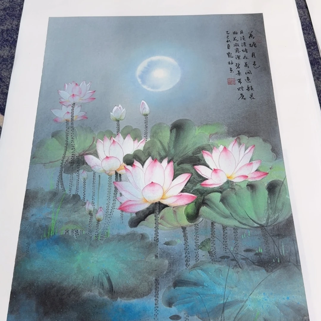 国画国画作品山水花鸟纯手绘