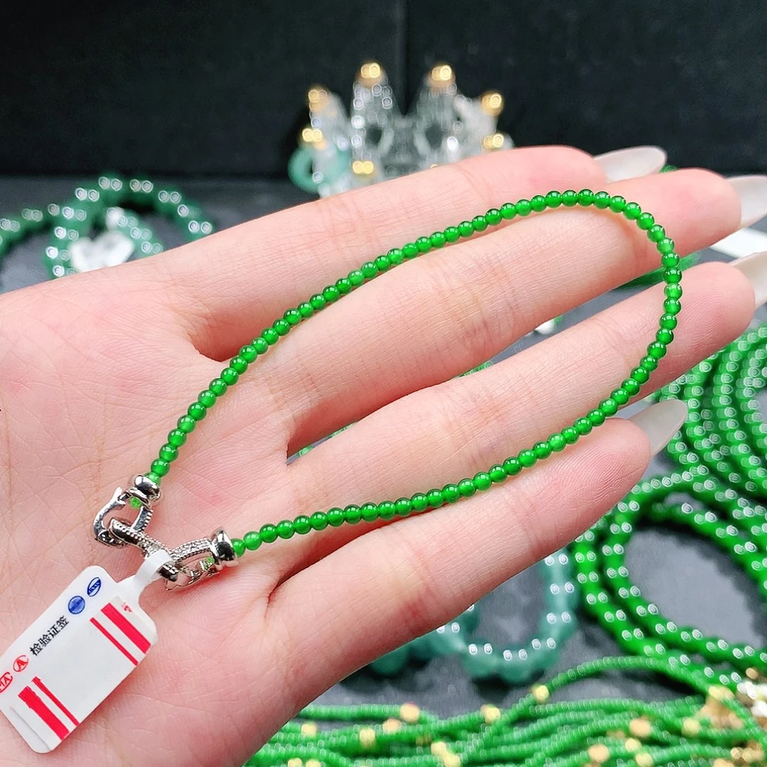翡翠未镶嵌手链手链