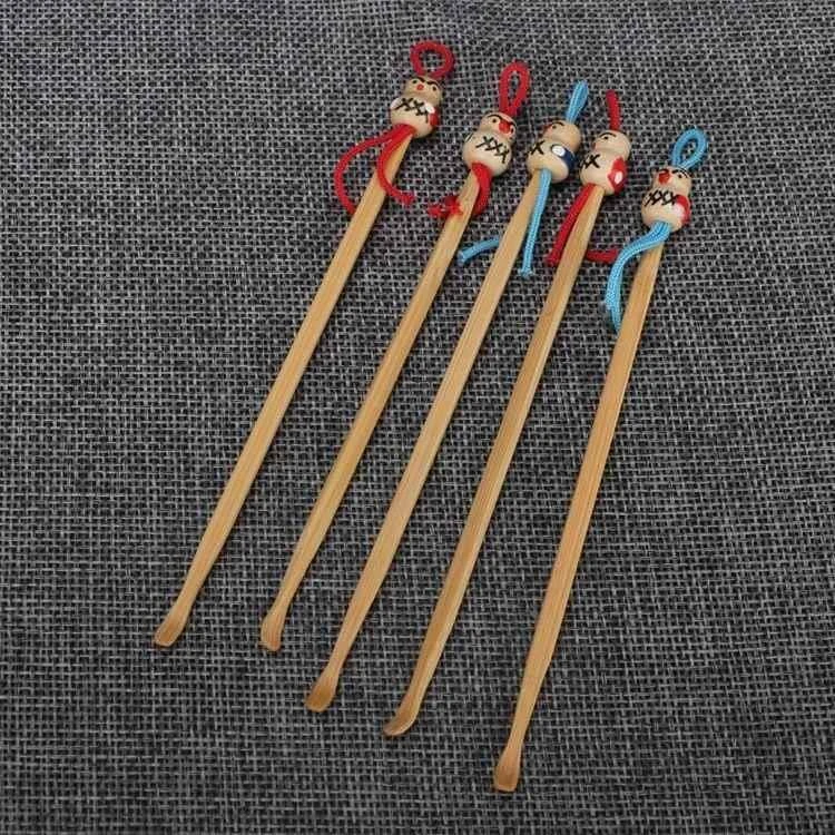 竹子掏耳勺成人大人家用精致挖耳工具卡通版手工小儿。木头随身