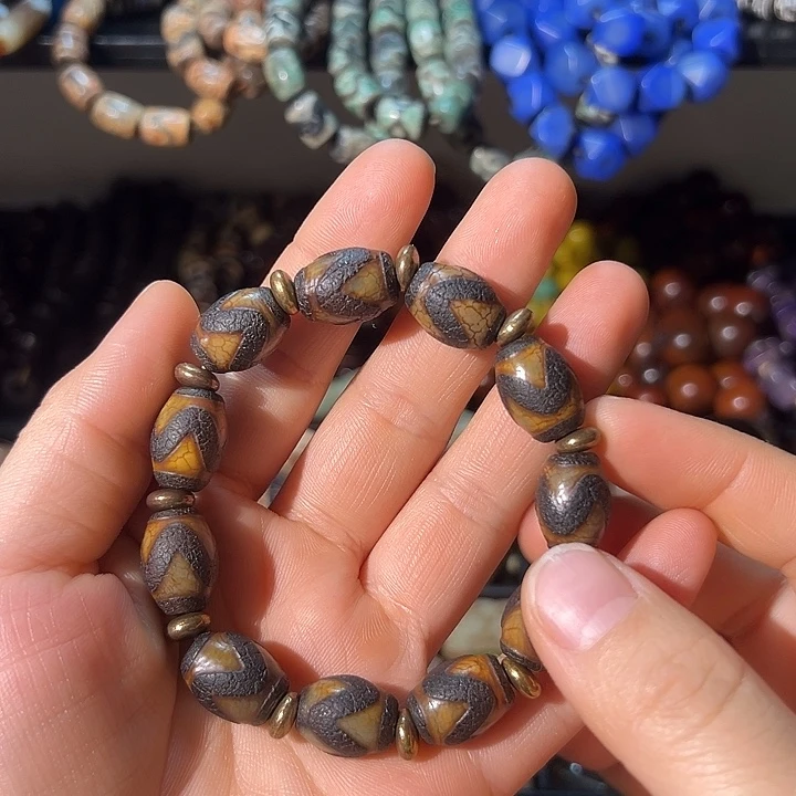 玛瑙/玉髓合金颈饰