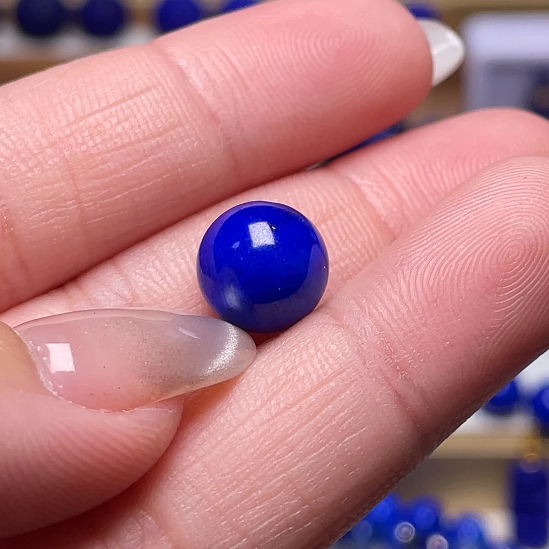 Z***.未镶嵌青金石高品单珠10.2mm