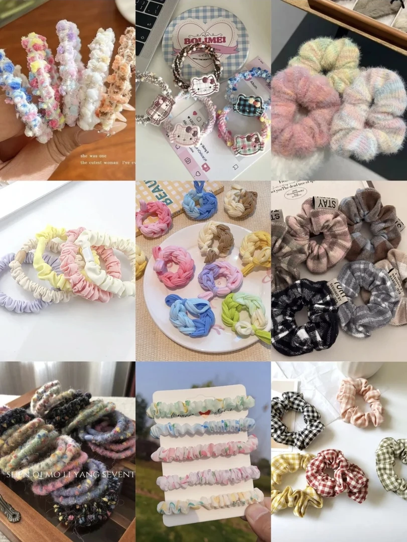 【发绳对对碰】可爱简约百搭时尚森系甜妹韩系头绳发绳发饰