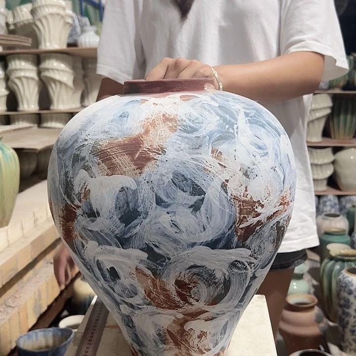 景德镇陶瓷花瓶微瑕介意勿拍