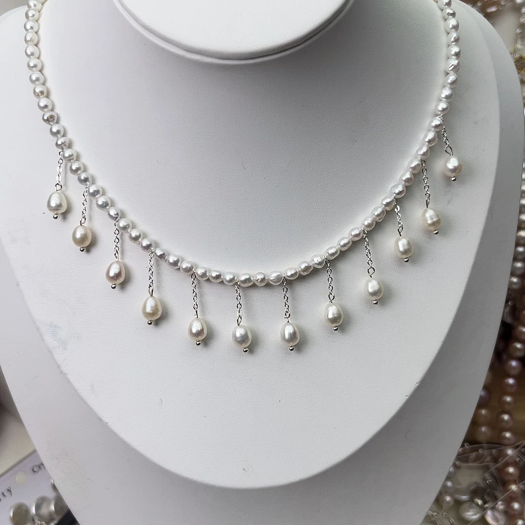 淡水珍珠未镶嵌颈饰