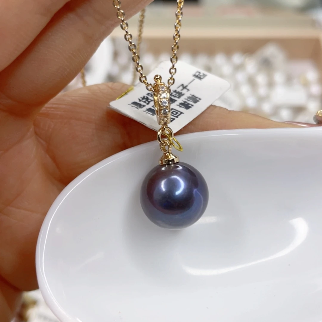 淡水珍珠未镶嵌吊坠(赠链)