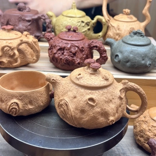 茶壶紫砂全手工制作