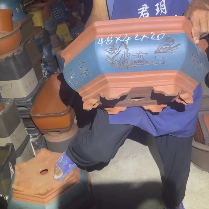 紫砂花盆紫砂花盆