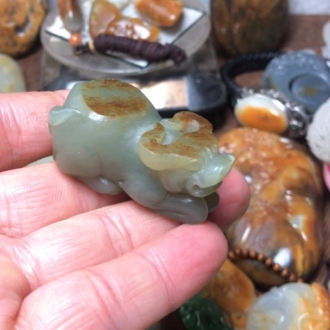 和田玉（子料）挂件未镶嵌