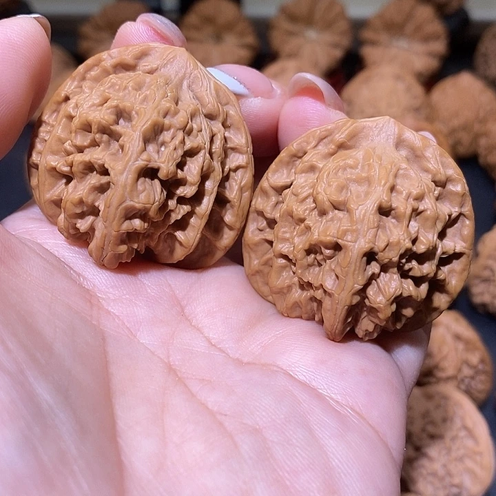 把件文玩核桃39.5野生渔阳公子