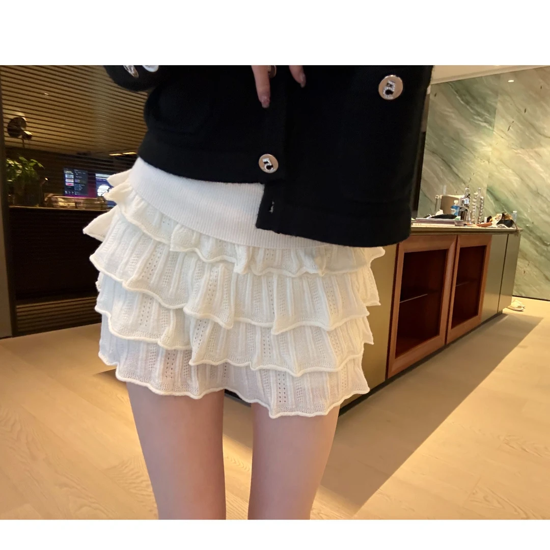 YIYI SOLO【圆舞曲】羊毛超重磅四层蛋糕裙百搭洋气  TY5723