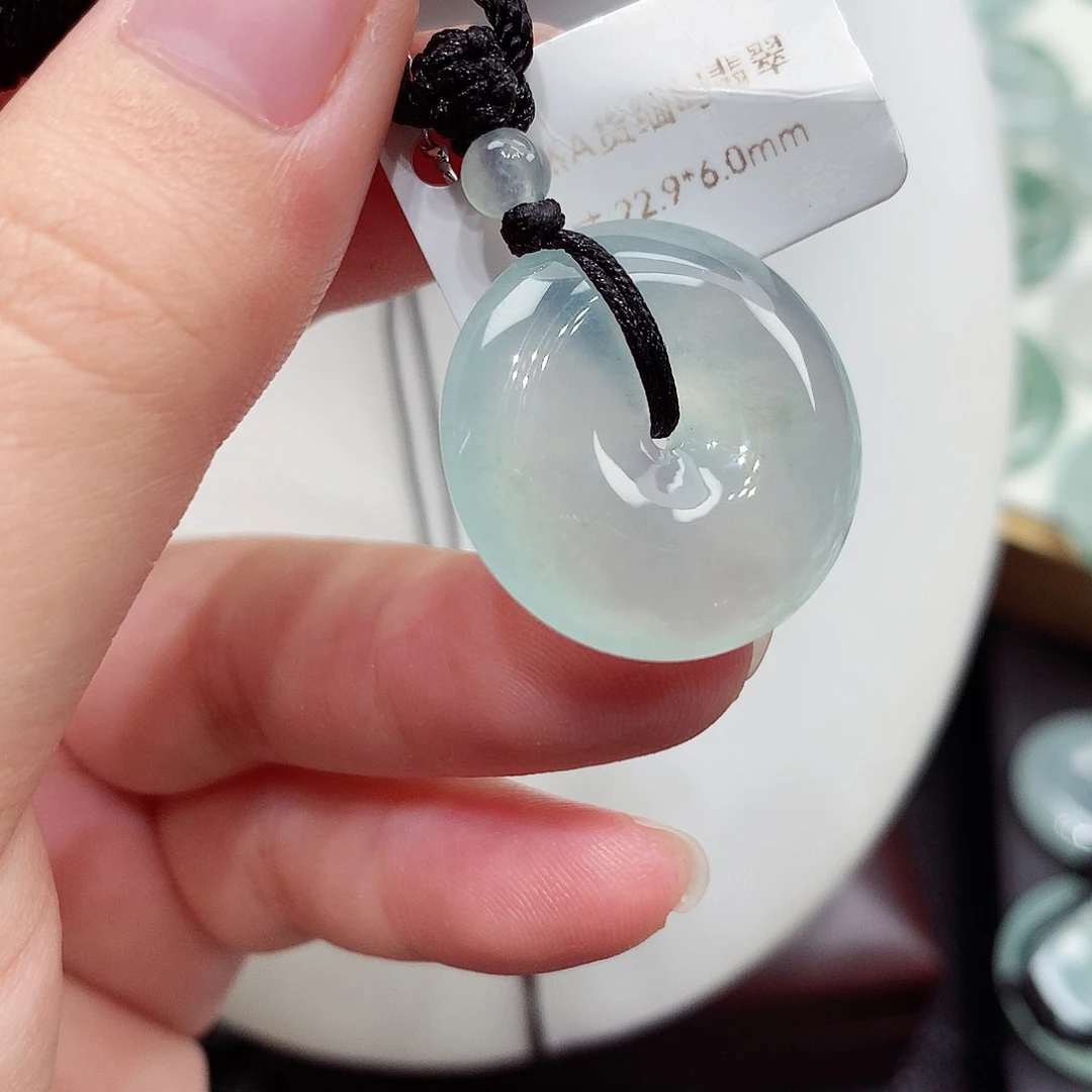 颈饰未镶嵌翡翠编号72，22.9/6