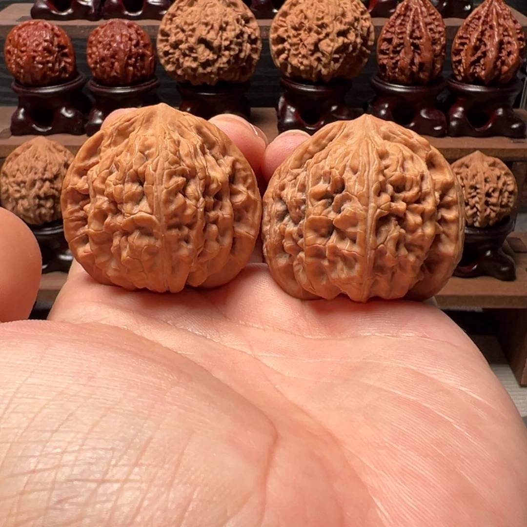 文玩核桃把件41望月