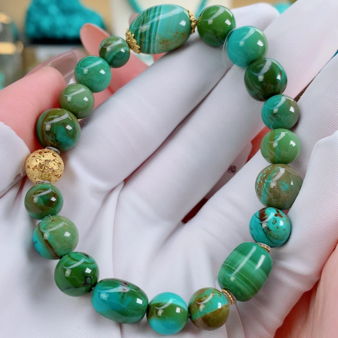 未镶嵌绿松石珠宝奇石