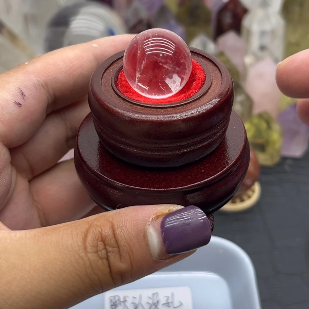 未镶嵌珠宝半成品水晶27 白水晶球20mm