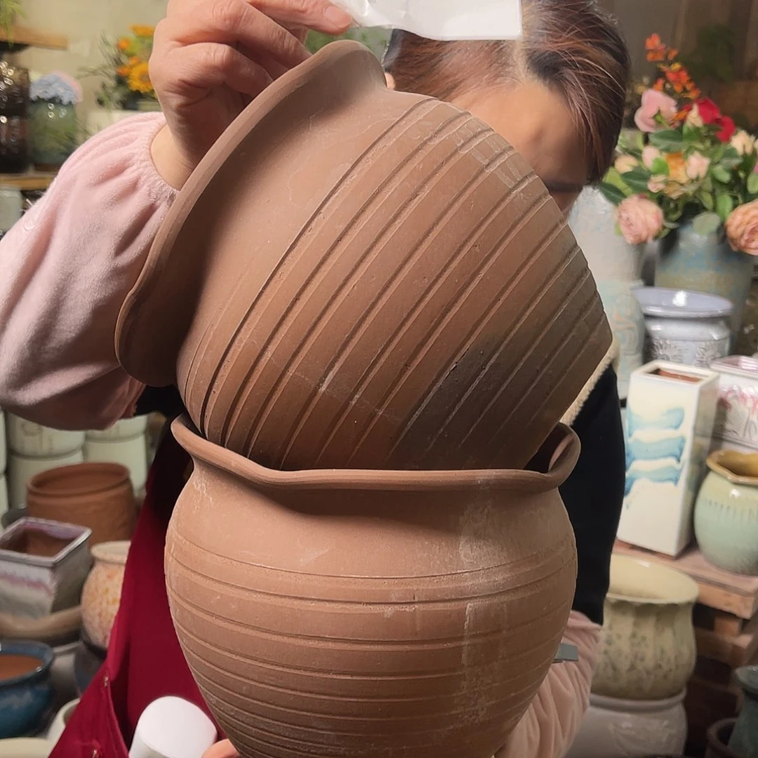 红陶高度18口径20瑕疵