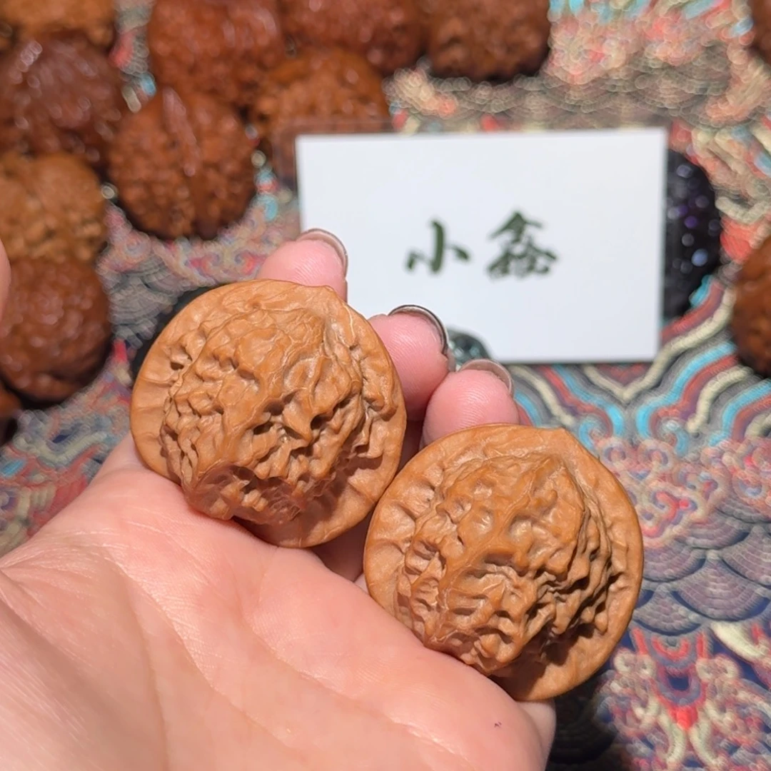 把件文玩核桃1820号39瓷娃娃文玩核桃