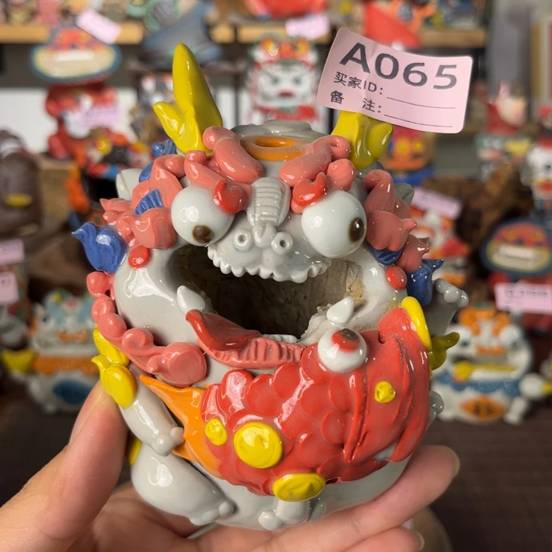 泥塑纯手工茶宠摆件